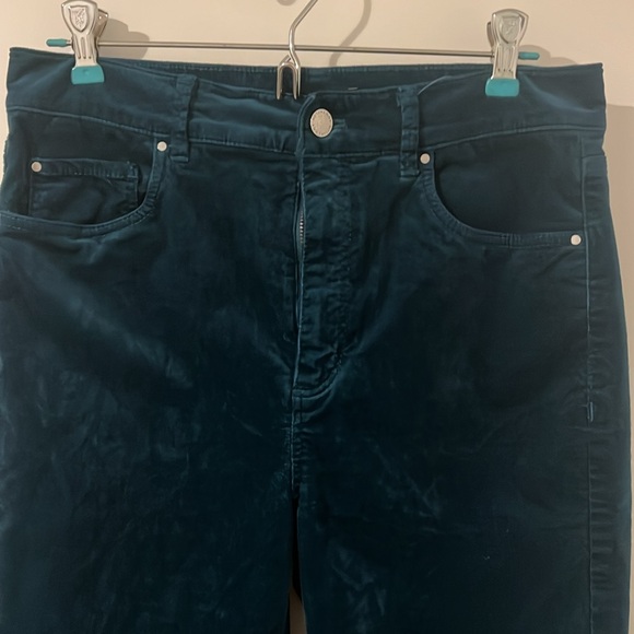 Ann Taylor Deep Teal Blue Brushed Cords - Picture 2 of 6